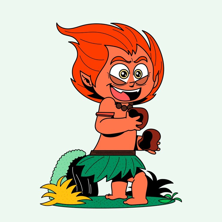 Ilustração do Curupira